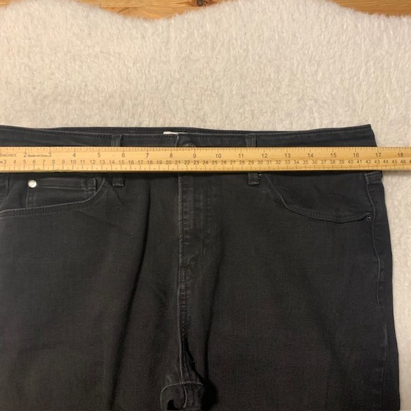 Denizen from Levis Black Mid Rise Slim Cotton Polyester Blend Jeans Sz 14M - Picture 8 of 10